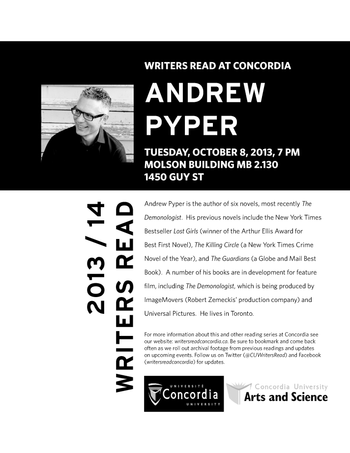 Andrew Pyper Poster